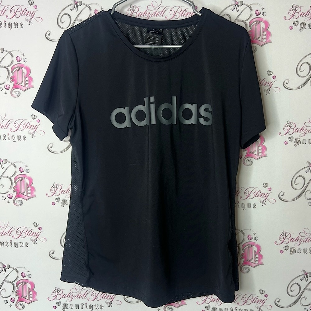 Adidas Women's Black Short Sleeve Tee